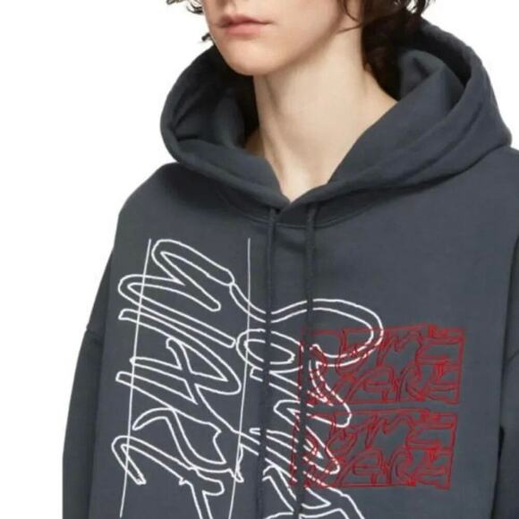 SomeWare Grey New Logo Hoodie, Size L, New with Tag MSRP $360 Rare Out of Print - Picture 7 of 10